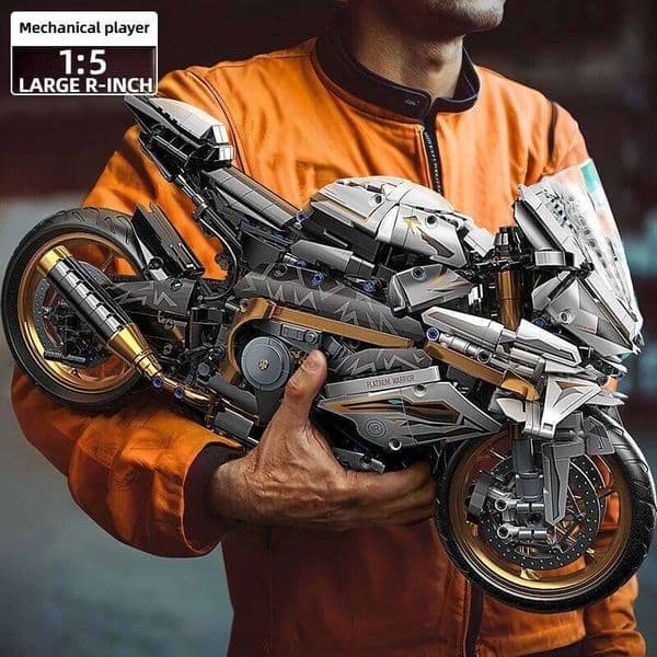 TOYLINX Alloy Motorcycle Desktop Decorations 2045PCS Racing Building Block Model Kid Toys Christmas Easter Festive Gift Giving 26W0205