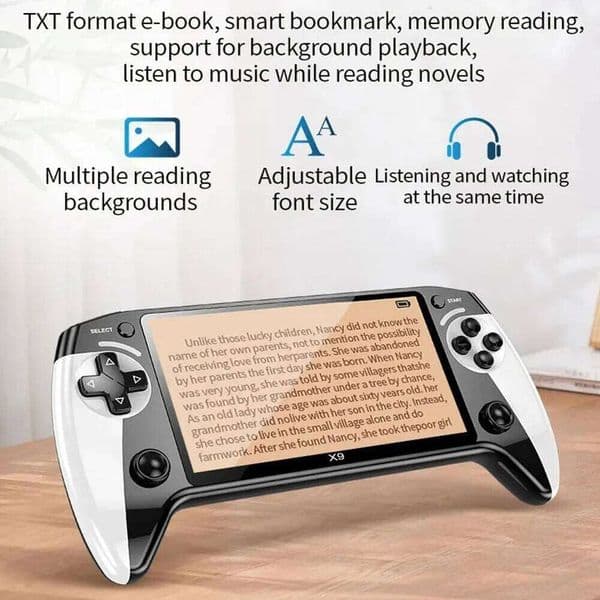 5.5 Inch Screen Handheld Type-C Charging Retro Video Electronic Game Player Birthday Christmas Gift H260205