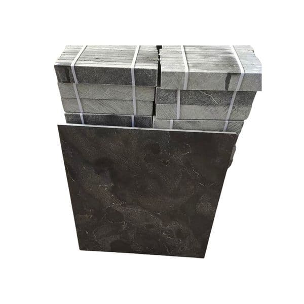 Limestone Matte Finish Customized Stone Processing Natural Bluestone Raw Slab For Landscape Trail Outdoor Pavement