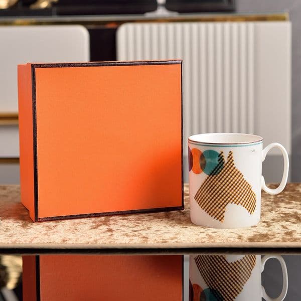 Designer Luxury Bone China Coffee Mug - Beautiful Ceramic Cup, Ideal Gift for Her/Him