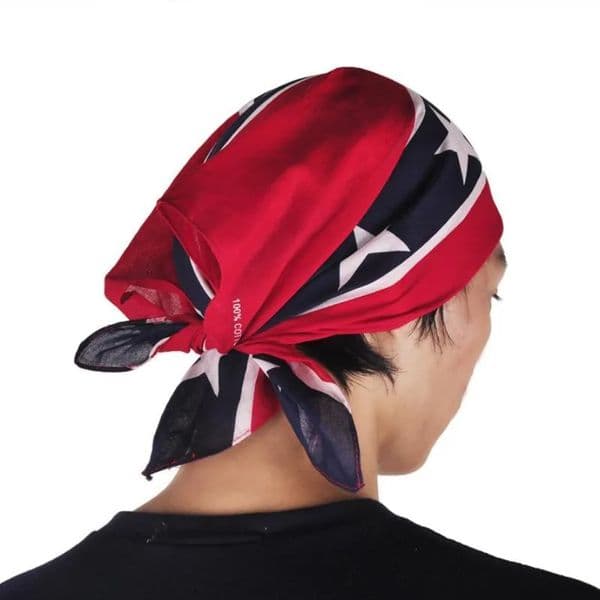 Confederate Rebel Flag bandannas do-rags headwraps Civil War Flag 55x55cm Bandana Headband For Adult Bandanas National Polyester Cotton 0206