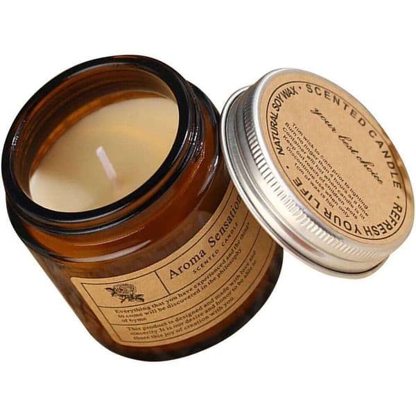 DIY Aroma Smokeless Household Romantic Decorative Aromatherapy Party Table Decor Candles for Home Scented H260205