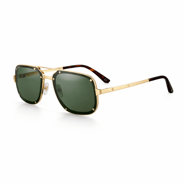 Vintage Luxury Brand Sunglasses Women Men Fashion Silver Metal Frame Pilot Shades Y2K Designer Eyewear