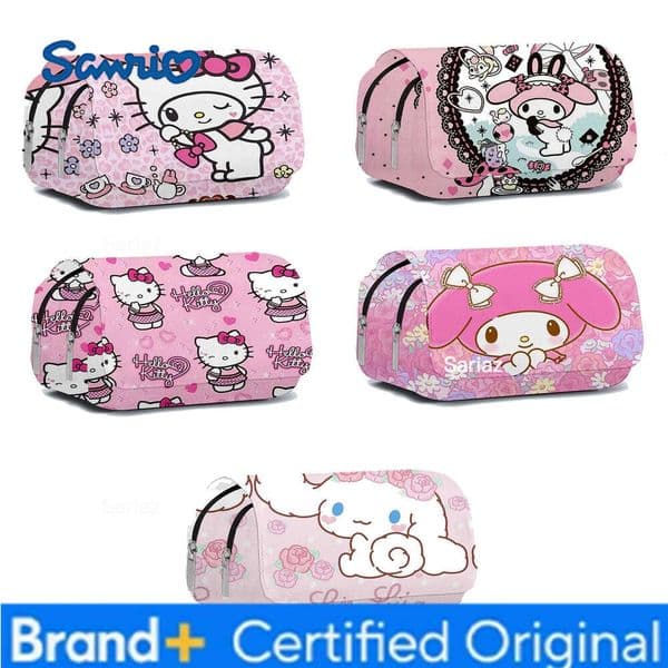 Sanrio Hello Kitty series pencil case, a birthday Christmas stationery gift for daughters and granddaughters H260206
