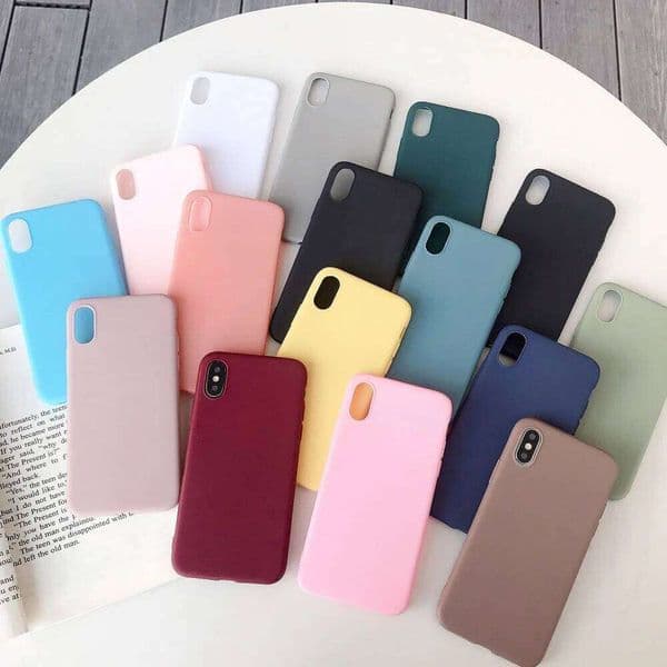 Xs S Silicone Soft TPU Capa For iPhone X XS Max XR Full Protection Cover Shockproof Phone Case J260205