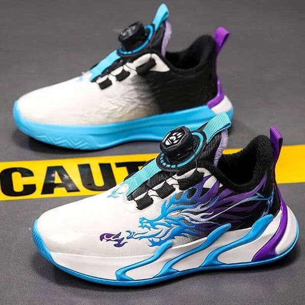 Children's Sports Cushioning Lightweight Fashion Walking Comfortable Wear-resistant Running Shoes for Kids Sneakers H260206