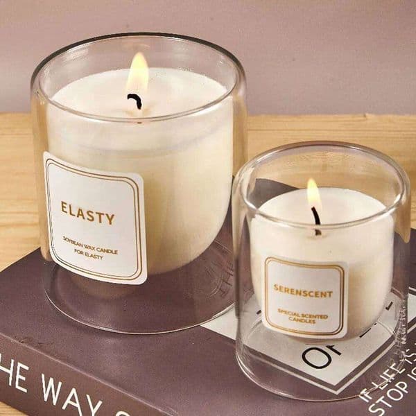Luxury Class Jar Big Small Cylinder Container Candlestick for Scented Candle Making DIY Birthday Gifts Home Decor H260205