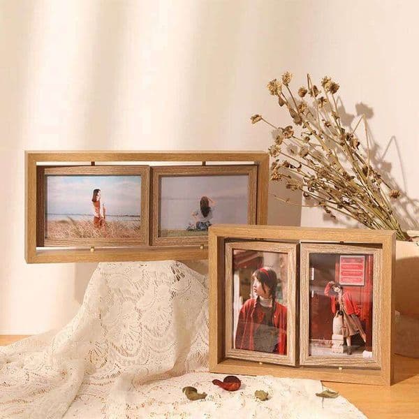 Creative Decoration Indoors Retro Wooden Fashion Desktop Frame Homestay Luxury Modern Home Decor Porta Retrato Lsxk C260205