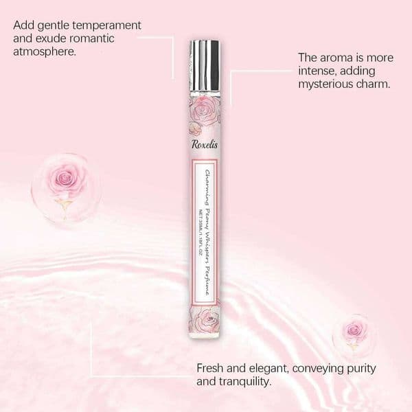 Charming Roxelis 35ml For Women Luxury Floral Elegant Fragrance Deodorant Alcohol-Free Reing Peony Perfume H260206 Z260605