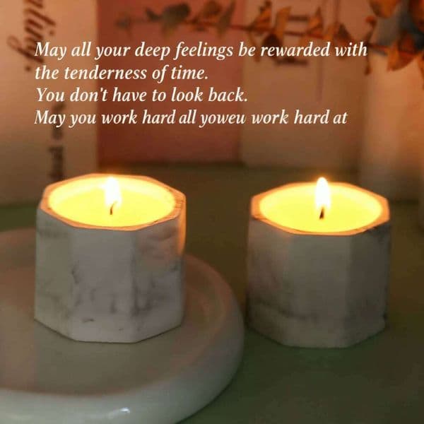 Marble Scented Candle, Smokeless Aromatherapy Candle in Jar, Home Decor Relaxing Gift, Romantic Wedding Birthday Party Favor H260205