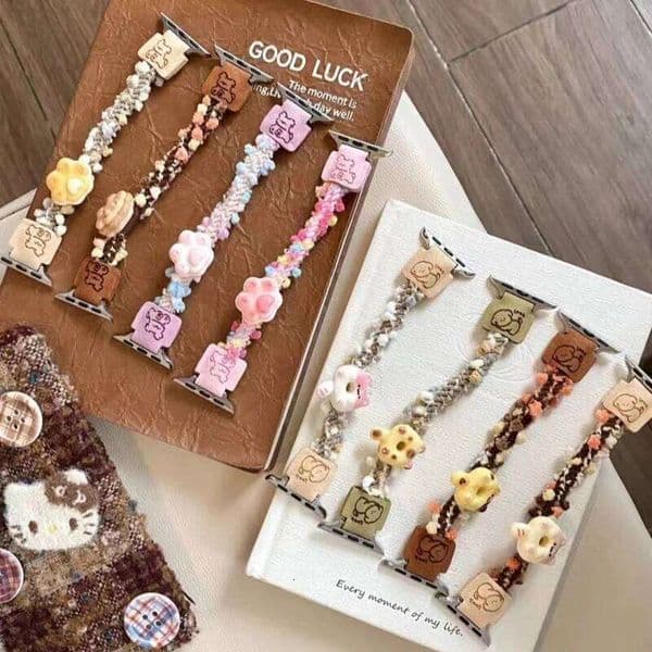 Cat's Paw Strap for Apple Watch Band 49mm 46mm 45mm 44mm 42 41 40mm Hairband Bracelet iWatch Ultra 11 10 9 8 7 6 SE3 Belt Z260207