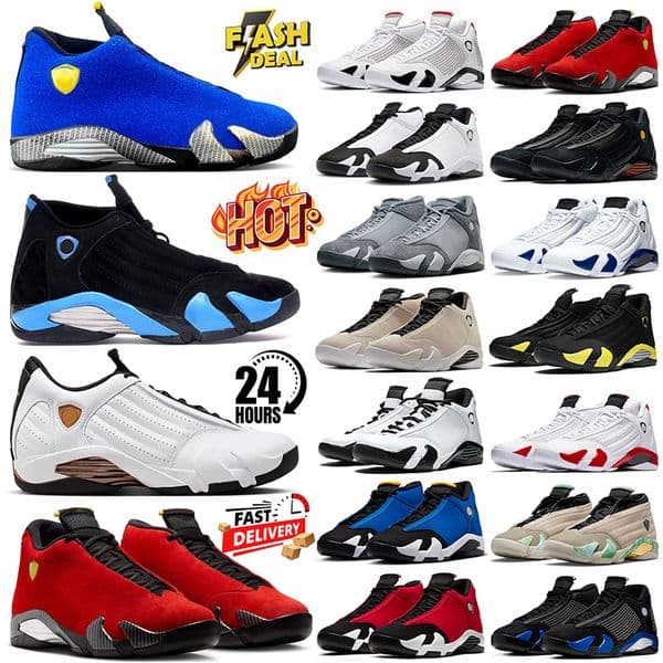14 14s basketball shoes men white University Blue Oxidized Green Grey Last Hyper Royal mens trainers outdoor sneakers