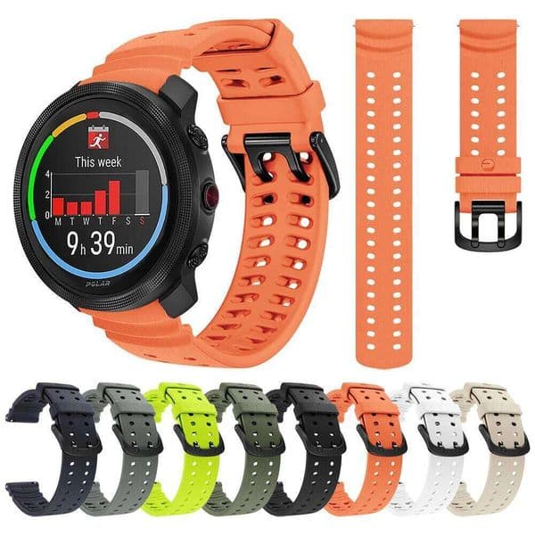 22mm Silicone Strap Vantage M3 V3 M M2 1:1 Wristband For POLAR Grit X2 Pro Titan GritX Sport Band Bracelet Z260207
