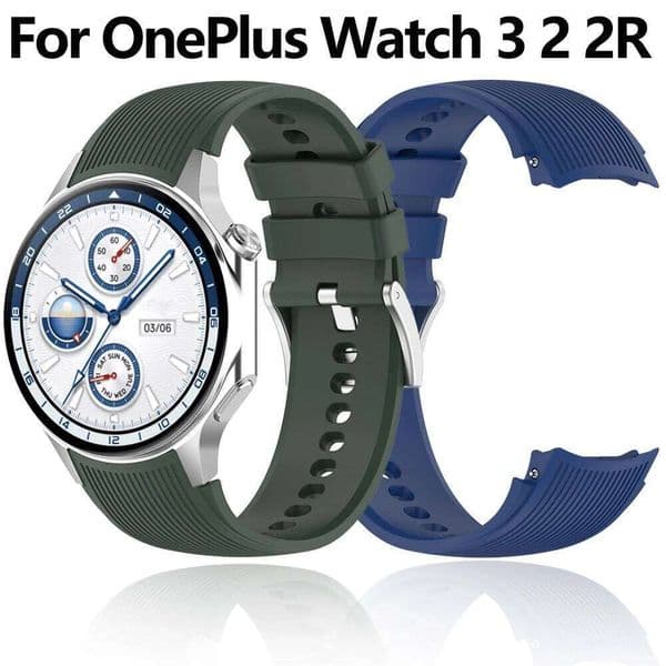 Original Silicone Band OnePlus 3 2 2R No Gaps Bracelet Replaceable Watchband Correa for Oppo Watch X2 X Accessories Z260207