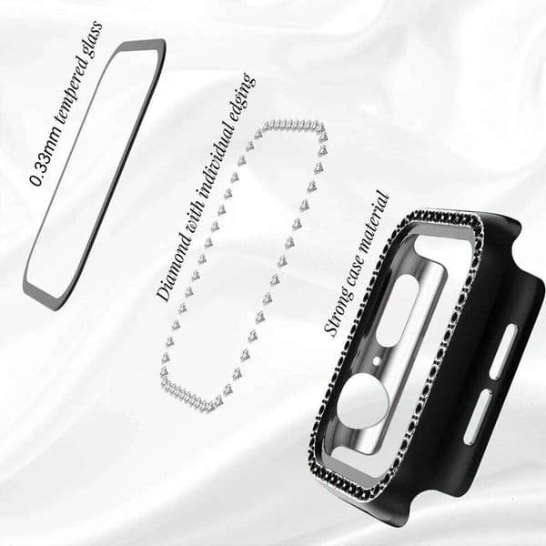 StrapDiamond Jewelry Watch Ultra 2 49 46 45 38 40 41 42 44mm Band for iWatch Series 10 9 8 7 6 5 4 3 Case women Z260207 Z260603