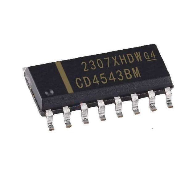 10pcs CD4543BM SOP-16 SMD Brand New In Stock Digital Decoder Logic Chip IC CD4543