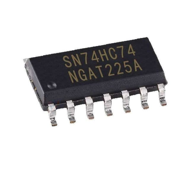 10pcs SN74HC74DR SOP14 SMD Brand New D-Type Positive Edge Trigger Logic Chip SN74HC74