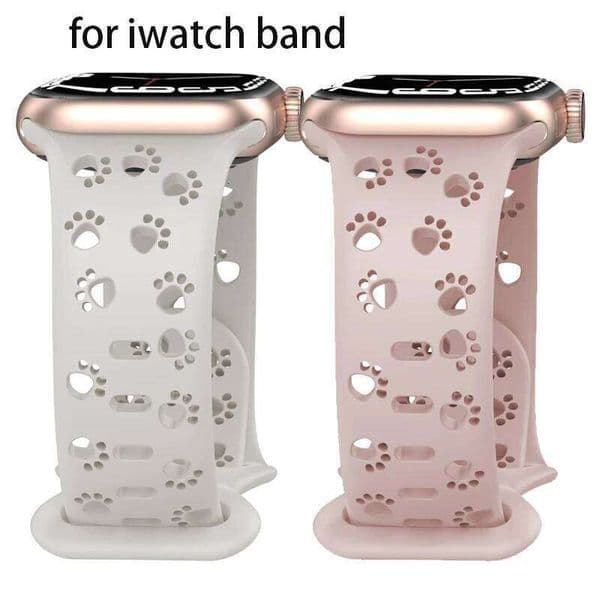 Dog Paw Silicone Strap for Apple Watch Band 44mm 41mm 42mm40mm 49mm 45 38 Correa Bracelet iWatch Series Ultra 2/9/8/7/6/5/4/3/SE Z260207