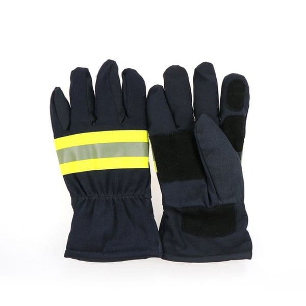Type 02 Combat Firefighting and Rescue Gloves High-Temperature Resistant, Flame-Retardant, Waterproof Gloves Outdoor Climbing