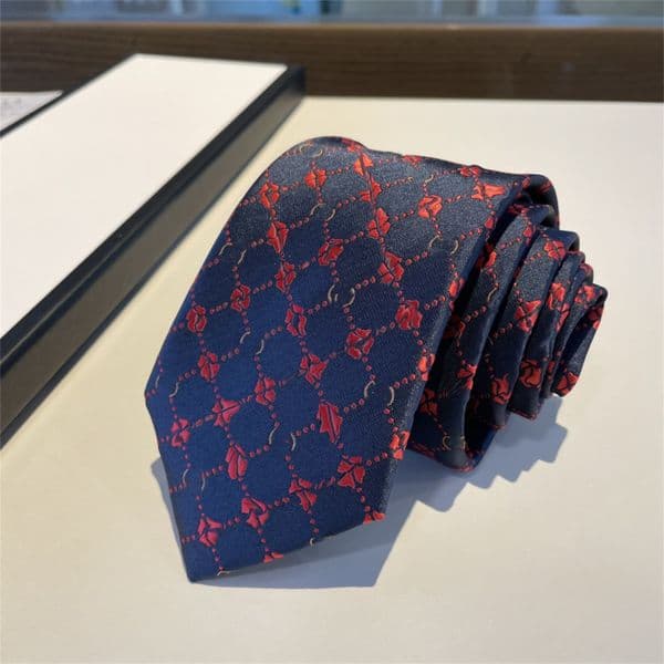 Mens Designer Silk Tie - Black Checkered Jacquard Knitted Letter Embellishment u0026 H-shaped Style Ideal for Business Party Wedding Mens Tie Neck Ties 692 L260519