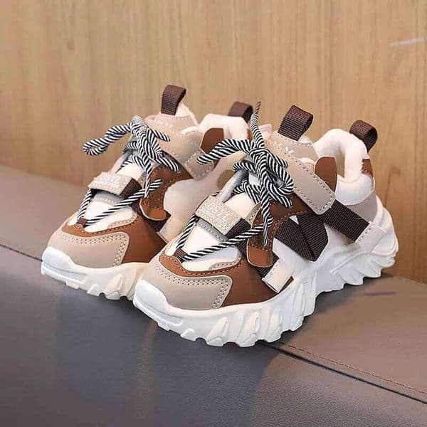Autumn Children's Sneakers Boys New Fashion Design Breathable Sport Girls Non-slip Casual Student Shoes Toddler Shoe H260207