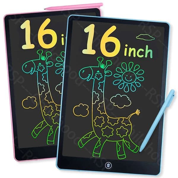16 Inch Big LCD Drawing Board Writing Tablet Digit Magic Blackboard Art Tools Painting Learning Education Toys for Kids Gift 251231ww