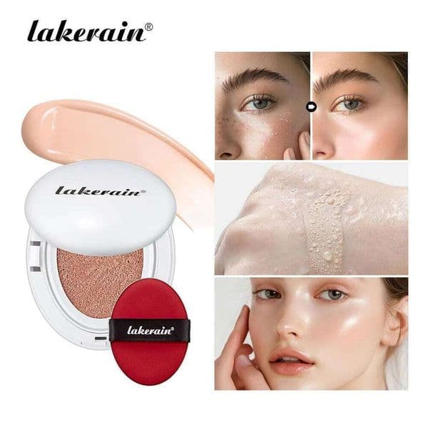 Glow CC Cream Cushion Natural Concealer Whitening Long-lasting Moisturizing Oil Control Foundation Face Base Makeup Cosmetic 26L0209