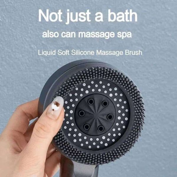 New 4 Modes High Pressure Showerhead One-Key Stop Water Massage Shower Head With Filter Element Bathroom Accessories 26H0206