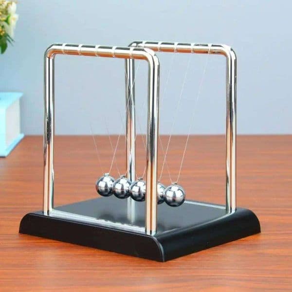 Newton's Cradle Balance Ball Steel Pendulum Motion Toy for Physics Science Education Stress Desk Christmas Home Decor 26H0209