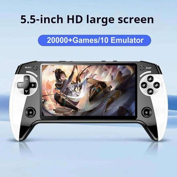 New X9 Handheld 2000mAh 5.5-inch IPS Screen Video Console 8GB 2000+ Retro Portable Game Player for FC GBA X260209