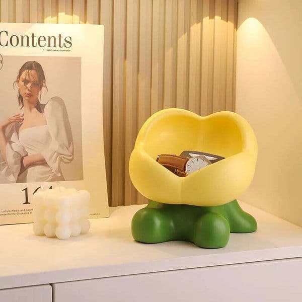 Creative and Cute Tulip Key Storage Foyer Decoration Living Room Desktop Home Decor Housewarming Gift