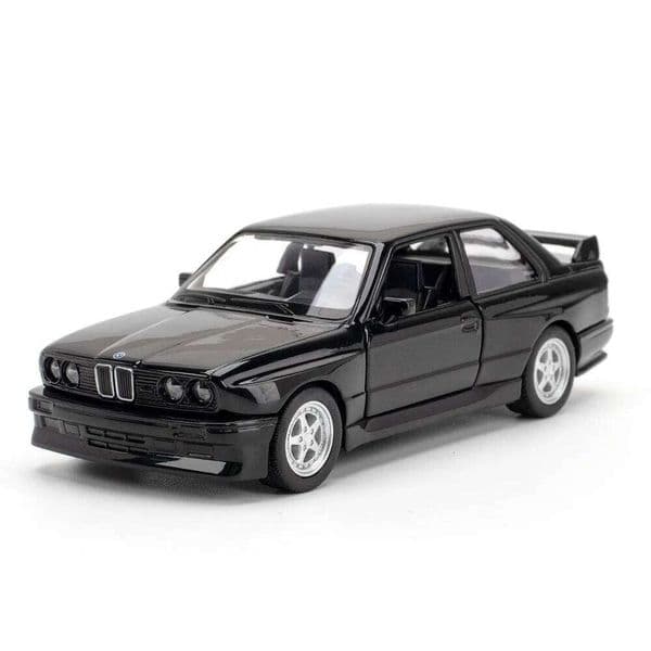 1/36 M3 1987 Alloy Toys Car Model Metal Diecasts Toy Vehicles Exquisite Interior Pull Back 2 Door Opened Kids Gift 26W0209