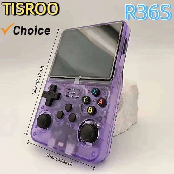 Retro Handheld Video Game Console New Package + Wired Headset Linux System 3.5inch Ips Screen 64g R36S X260209