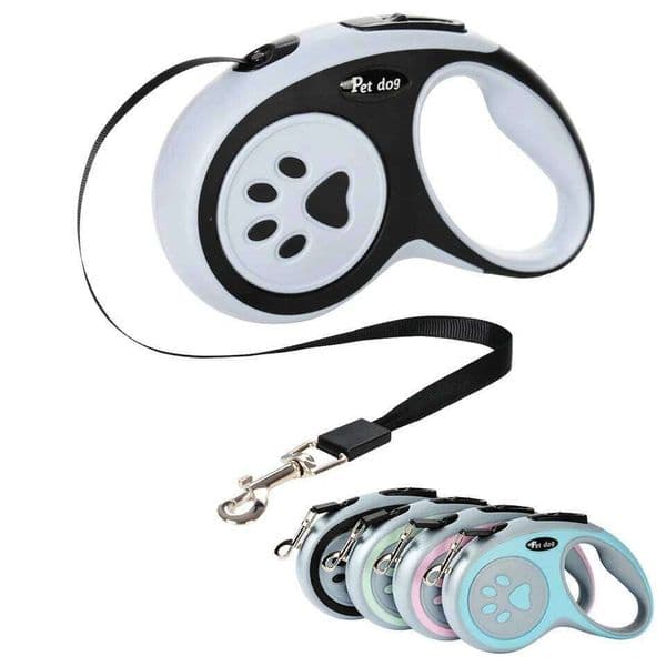 3m 5m Nylon Pet Dog Leash Automatic Retractable Extending Rope Puppy Walking Running Traction Roulette For Small Big Dogs Cats 26Y0209