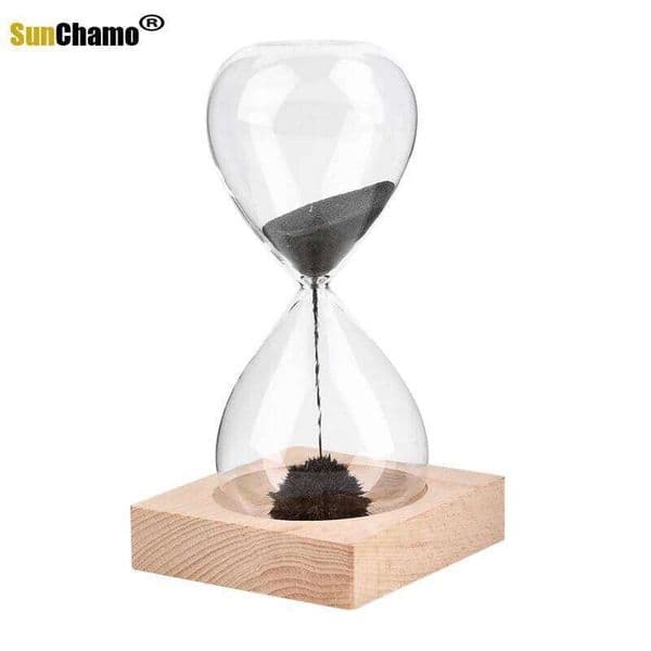 16cm Creative Magnet Hand-blown Timer Hourglasss Crafts Sandglass Kitchen Timers Clock Home Decor Wedding Birthday Gift 26H0209