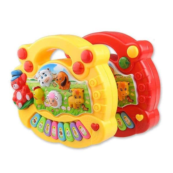 Baby Musical Toy With Animal Sound Kids Piano Keyboard Electric Flashing Music Instrument Early Educational Toys For Children 26W0209