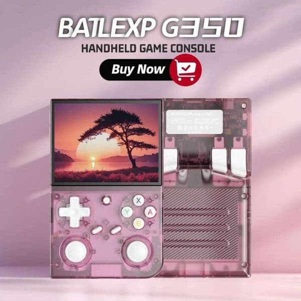 BATLEXP AMPOWN G350 Handheld Players 3.5 Inch IPS Portable Console Retro Video Game Consolas 3200mAh Linux Mini WIFI C2C X260209
