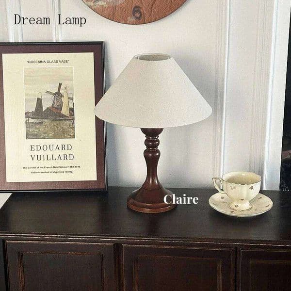 Vintage table French romantic desk lamp for living room/bedroom/study Ironwork and fabric cover materials C260210