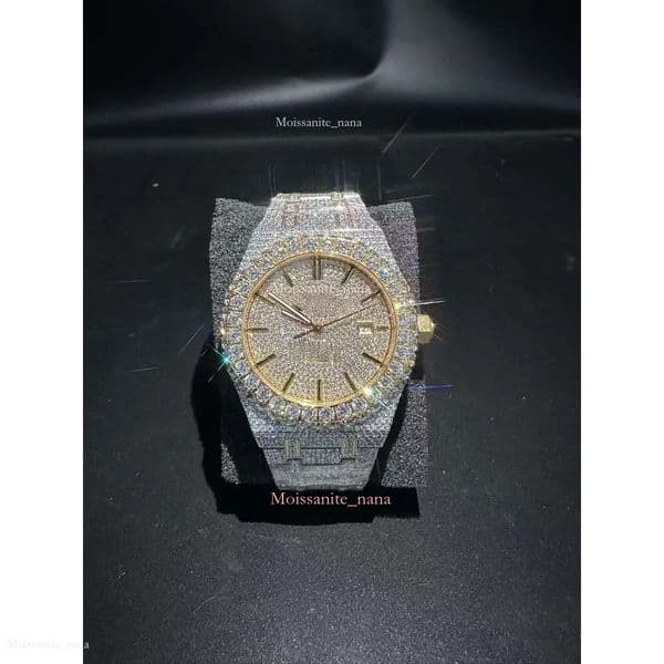 VVS1 Top Quality Automatic Mechanical Women Designer Men Moissanite Pass test Watches Iced Out Vvs Dia Watch Delivery to your doorstep