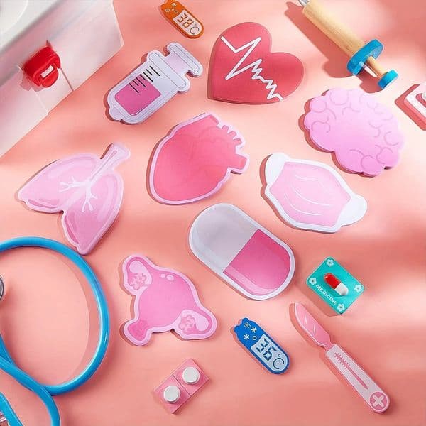 rens Health Care Theme Combination Notes Simple Simulation Set Strong Sticky Notepad Can Tear Ordinary Post-it 260208BJ