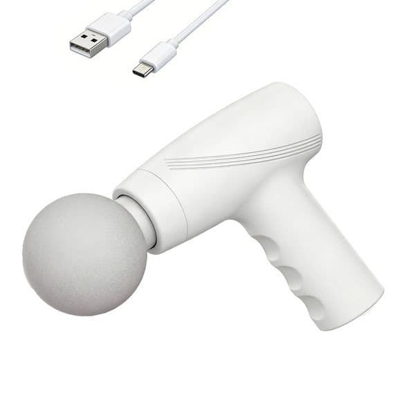 Smart Mini Massage Gun with Spherical Head - High-Torque Motor, Fast Lactic Acid Reduction, Portable Muscle Relaxation Tool for Home, Office & Gym