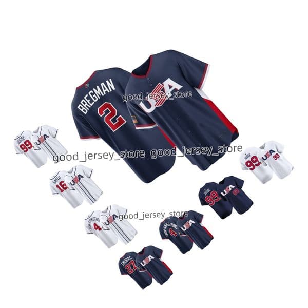 Aaron Judge Team USA 2026 World Baseball Classic Baseball Jersey Pete Crow-Armstrong Paul Skenes Corbin Carroll Pete Alonso Cal Raleigh JT Realmuto WBC s-4xl