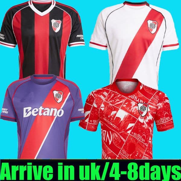 2025 2026 River Plate Soccer Jerseys 25 26 Camisetas de futbol DE LA CRUZ BELTRAN BORJA SOLARI SIMON FERNANDEZ third Football Shirts Men set