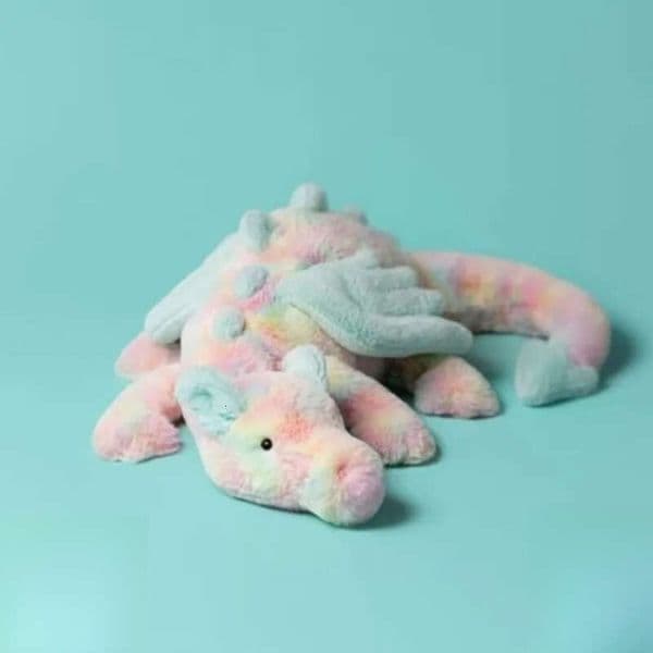 New Dolls Toys 50cm Rainbow Dragon Match to Calm Cats Dogs Pets, Soft and Comfortable Pillow, Holiday Gifts 26W0211