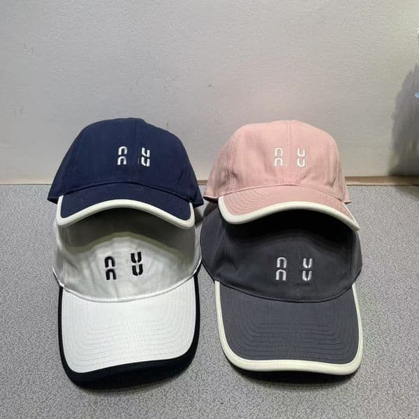 Unisex Designer Hats Women's Baseball Cap with Letter Embroidery Adjustable Sun Hat Cotton Blend Casual