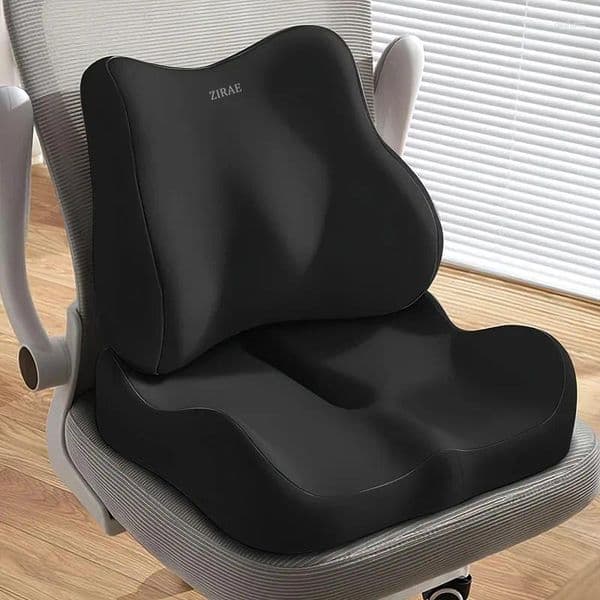 Pillow Memory Foam Car Seat Lumbar Support Soft Elastic Office Chair Pad Suit For Desk Use