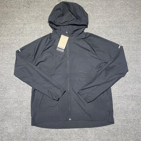 Lightweight Gym Jogging Sport Jacket Men's Hooded Jackets Windbreaker Windproof Sportswear Jogger Hoodie Coat Sun Protection UV Outwear