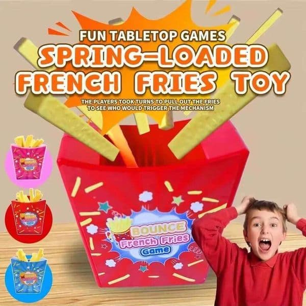 Flying Desktop Draw French Toy Party Multiplayer Tabletop Game Prank Bounce Fries Interaction Games 26W0212