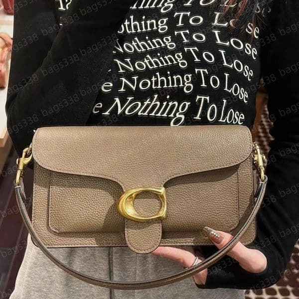 Women tabby bags designer shoulder ladies quality 10A leather chain baguette classic square handbag vintage purse genuine clutch flap satchel crossbody bag