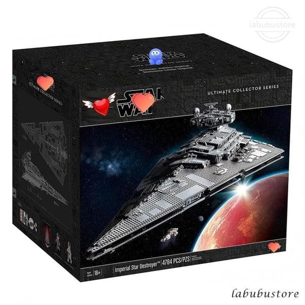 High-quality leg0 Imperial Starship 75252 set large building block toy adult difficulty 4784 pieces standard bricks, perfect holiday gift Adult Toy